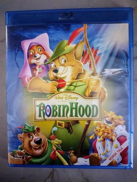 Blu Ray Barnefilm Robin Hood Disney Klassikere Nr Norsk Tale Og