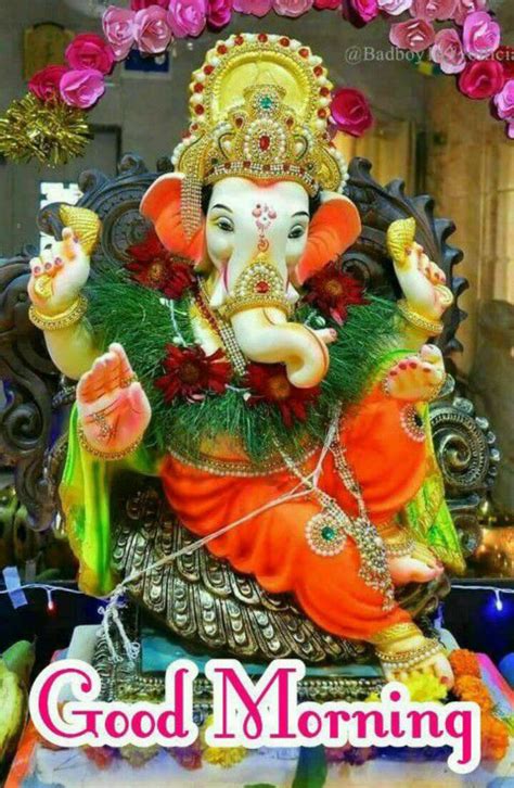 Top Ganesh Chaturthi Good Morning Images Amazing Collection