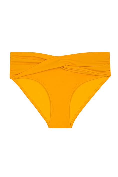 Basic Twist Bikini Altı Sarı Penti