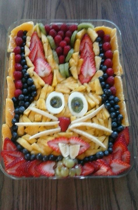 Easter Bunny Fresh Fruit Platter Design Papalis Rastas As Moline