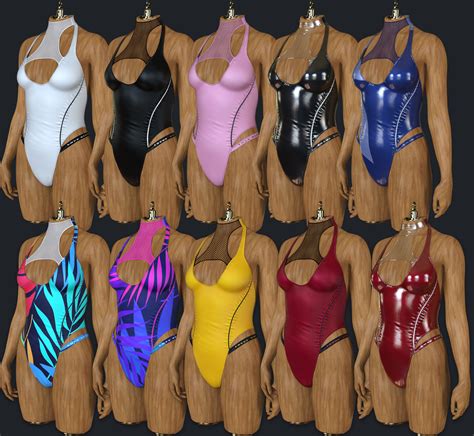 Dforce High Focus Swimsuit For Genesis Daz D