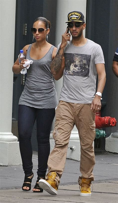 Alicia Keys Sortie Tendresse Avec Son Mari Swizzbeatz Et Leur