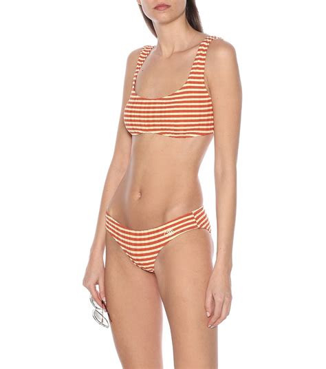 Solid Striped The Elle Striped Bikini Bottoms Solid And Striped