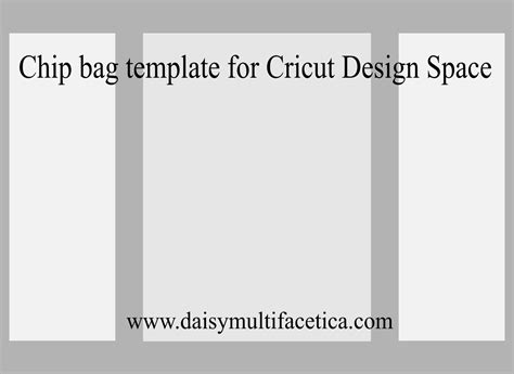 Free Chip Bag Template For Cricut Printable Templates