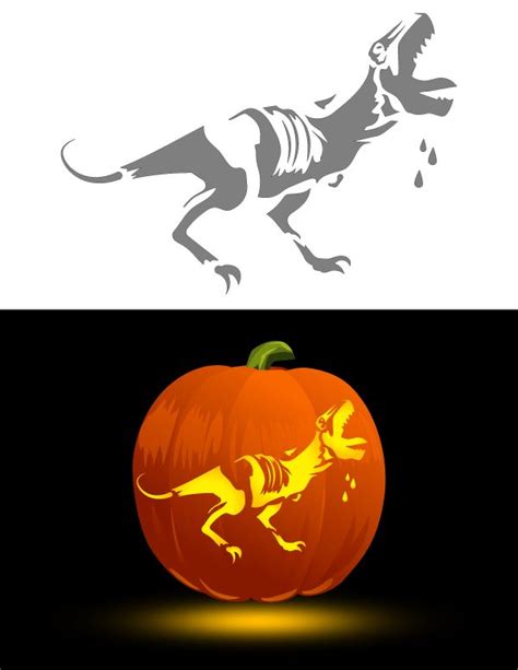 Dinosaur Pumpkin Stencil Printable Printable Word Searches