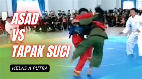 PESILAT GANAAASS AGUNG ASAD Merah VS HASBI Tapak Suci Biru