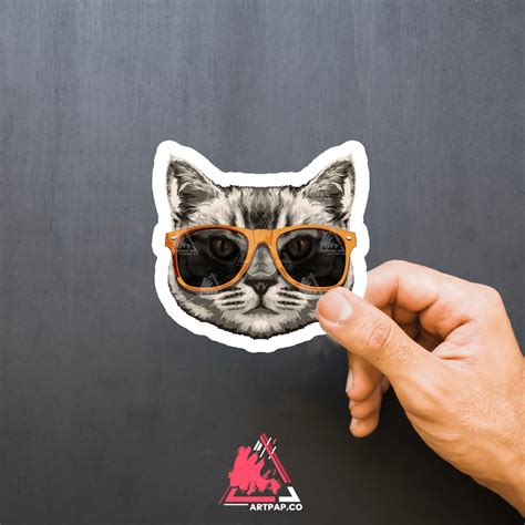 Angry Cat Sinirli Kedi Sticker Artpap Co