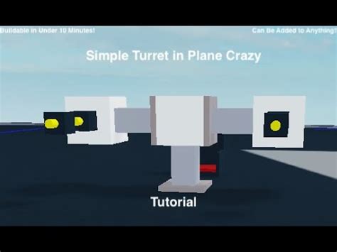 Simple Turret In Plane Crazy Tutorial YouTube