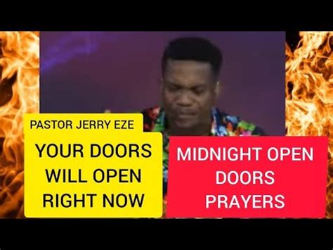 LET YOUR DOOR OPEN RIGHT NOW MIDNIGHT OPEN DOORS PRAYERS Prayer