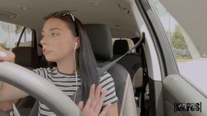 Kinky Brunette Chick Gianna Ivy Getting Screwed Hard In A Car Photos