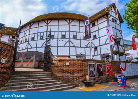 Shakespeare`s Globe Theatre in London, UK Editorial Image - Image of ...