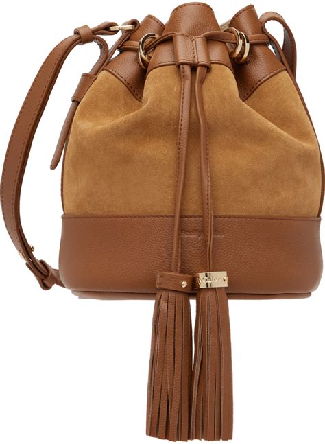 See By Chlo Tan Vicki Bucket Bag Ssense