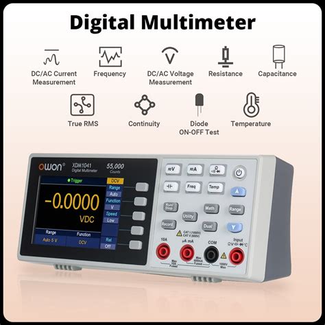 Owon Xdm1041 Usb Rs232 Digital Multimeter 55000 Counts High Accuracy Universal Desktop