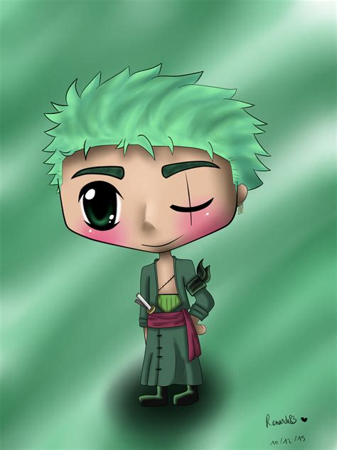 Chibi Roronoa Zoro Fanart One Piece By Renarde83 On Deviantart