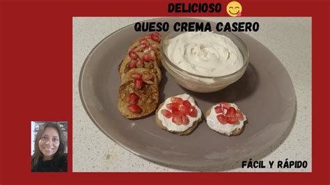 Queso Crema Casero Fácil Y Rápido Youtube