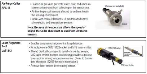 BANNER T GAGE M18T Series Infrared Temperature Sensors User Manual