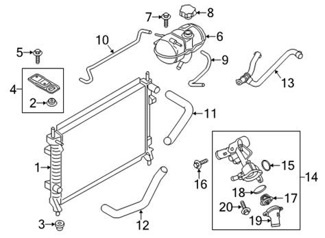 Ford Bl Z A Thermostat Assembly