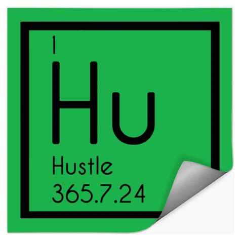 Periodic Table Element Hustle For The Entrepreneur Sold By Marcus