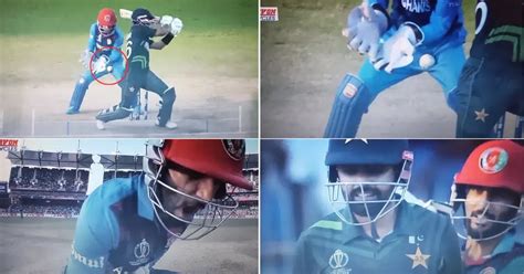 Pak Vs Afg Watch Ikram Alikhil Hit On The Box By Babar Azam