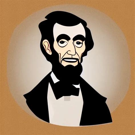 Portrait Of Abe Lincoln In The Style Of Clone High Stable Diffusion