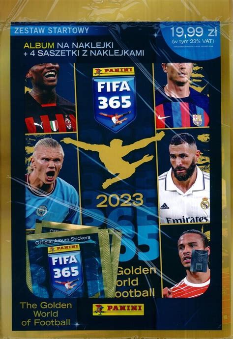 ZESTAW STARTOWY Z NAKLEJKAMI FIFA 365 2023 PANINI 13175603285