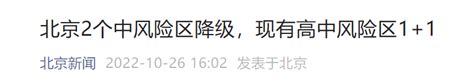 2022年10月26日12时起北京2个中风险区降级 北京本地宝