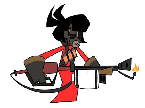 Creepy Susie Pyro TF2 Team Fortress 2 The Oblongs Fan Art 45012303