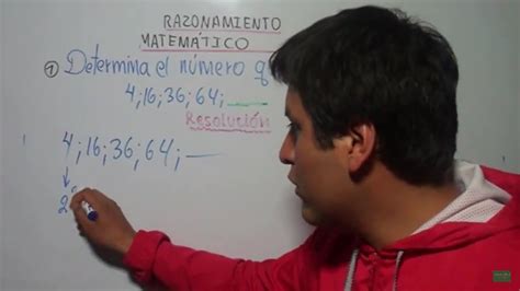 SUCESIONES NUMÉRICAS RAZONAMIENTO MATEMÁTICO TRES EJERCICIOS RESUELTOS