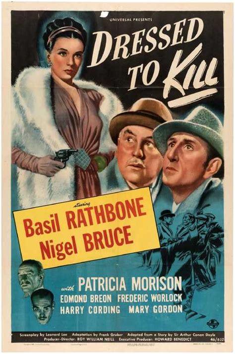 Bloody Pit of Rod: Basil Rathbone Sherlock Holmes Poster Art