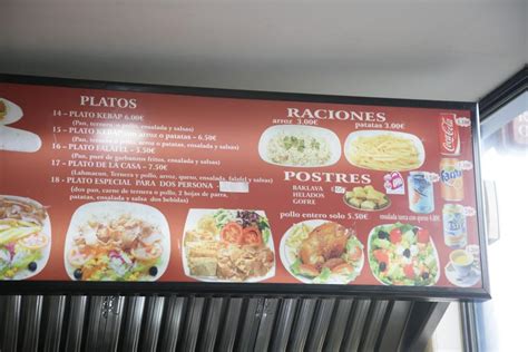 Carta Del Pub Y Bar Doner Kebab Daganzo Daganzo Del Arriba