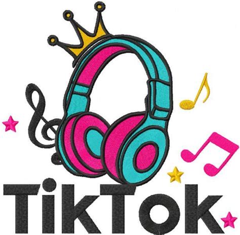 Tik Tok Music Queen Embroidery Design Th Birthday Cakes Cool