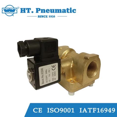 22 Way Ac220v Screw Air Compressor Solenoid Valve From Huatong