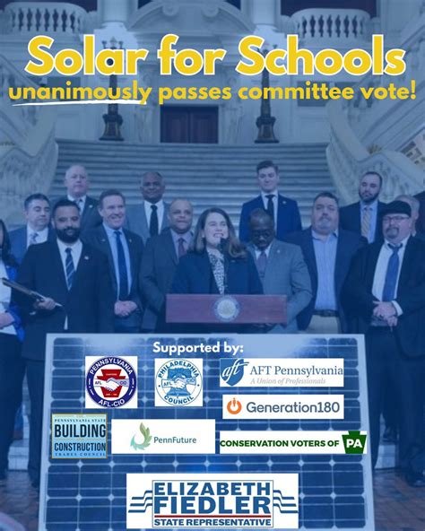 Rep Elizabeth Fiedler On Twitter News My Solar For Schools Bill