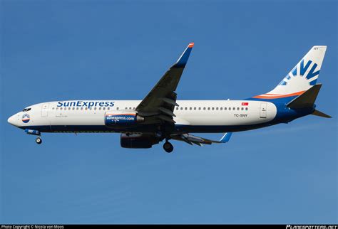 Tc Sny Sunexpress Boeing K Wl Photo By Nicola Von Moos Id