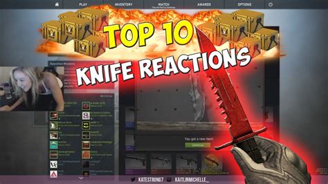 Top 10 CSGO Knife Opening Reactions YouTube