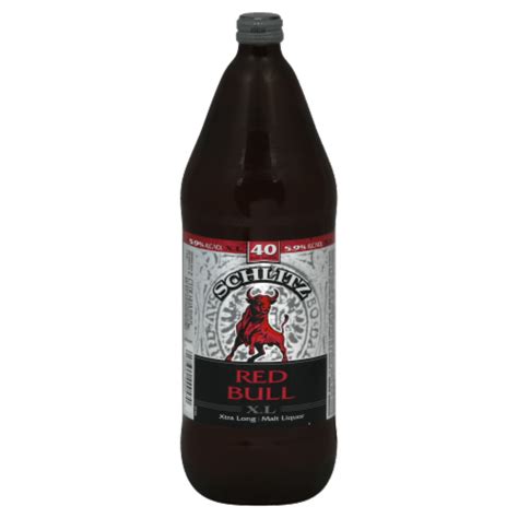 Schlitz Red Bull Malt Liquor, 40 fl oz - Kroger