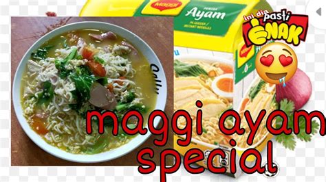 Resepi Maggi Ayam Tumis Special Youtube