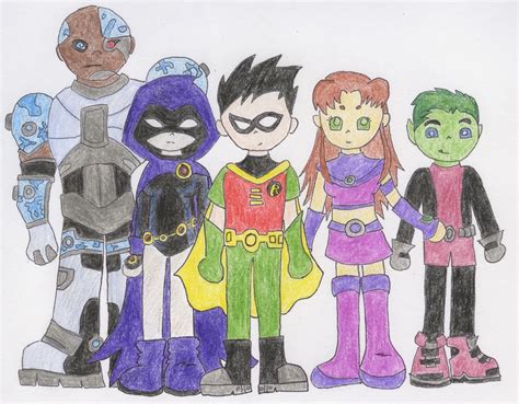 Chibi Teen Titans by pink-blossom on DeviantArt