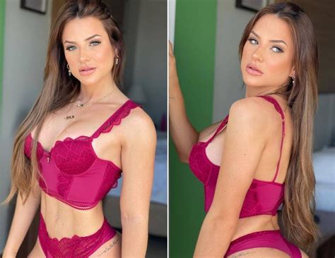 Ex BBB Gabi Martins Sensualiza E Posa De Lingerie Fio Dental Veja
