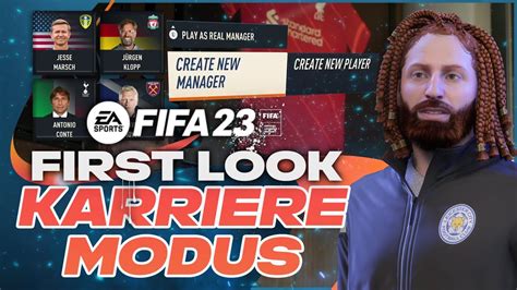 So Wird Der FIFA 23 KARRIEREMODUS FIRST LOOK 2 YouTube