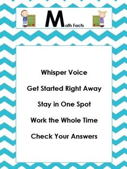 Math Workshop Expectations by Chelsea Farver | Teachers Pay Teachers