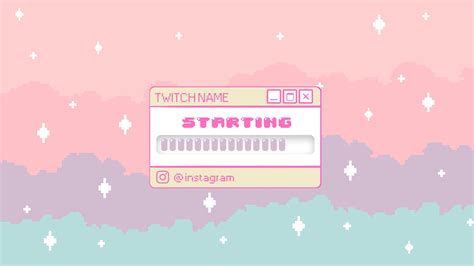 Cute Animated Loading Twitch Stream Package Video Game Theme Etsy