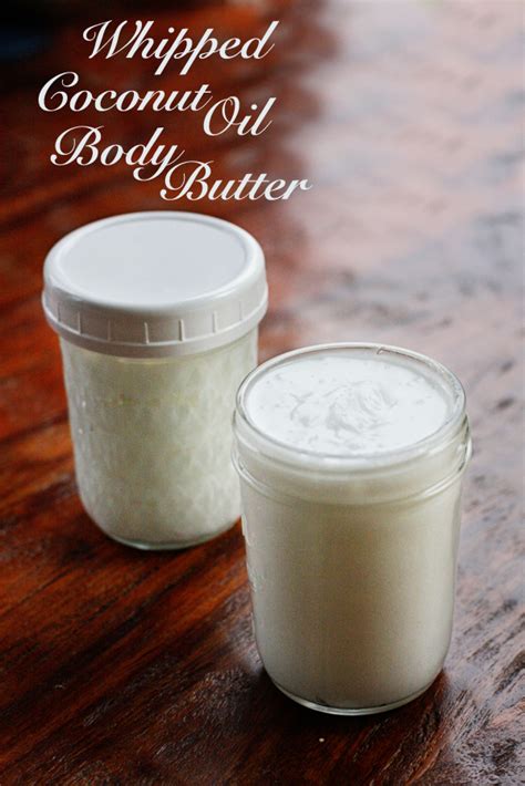 Homemade Whipped Coconut Oil Body Butter Sweet Annas