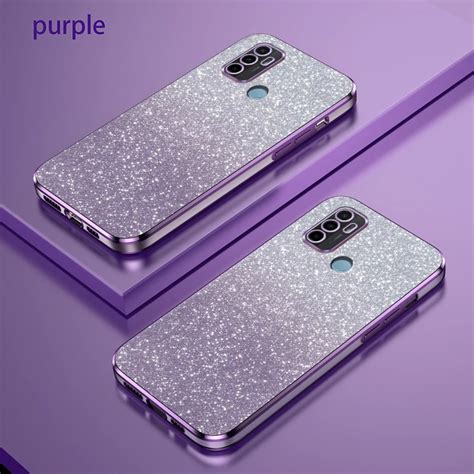 For Oppo A53 Case Oppo A53s Phone Case Cph2135 Cph2127 Cph2131 Cph2139 Luxury Gradient Glitter