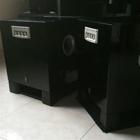 Reserved Dual Yamaha Yst Sw315 Subwoofer Everything Else On Carousell