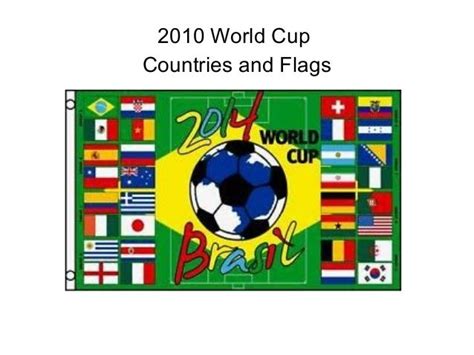 World cup flags