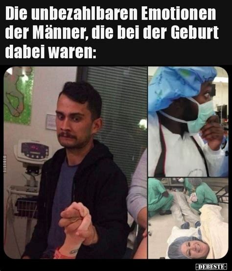 Die unbezahlbaren Emotionen der Männer, die bei der Geburt dabei waren ...