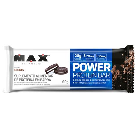 Power Protein Bar 90g Max Titanium V 07 23 Cookies V 08 23