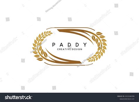 Paddy Logo Design Creative Concept Paddy Stock Vector (Royalty Free) 2215246789 | Shutterstock