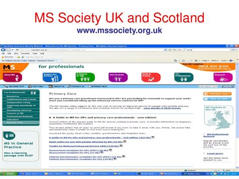 Multiple Sclerosis GP Role - ppt download